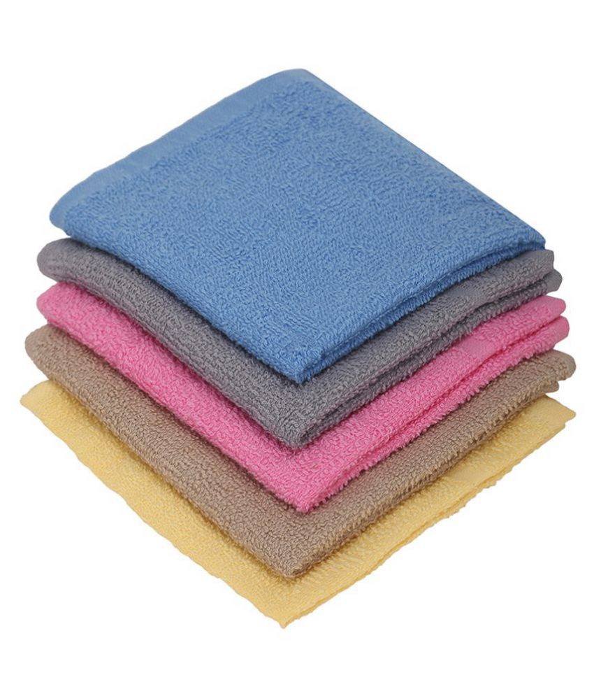 Rupa Set of 5 Face Towel Multi Size- 30 x 30 Cm - Buy Rupa Set of 5 ...