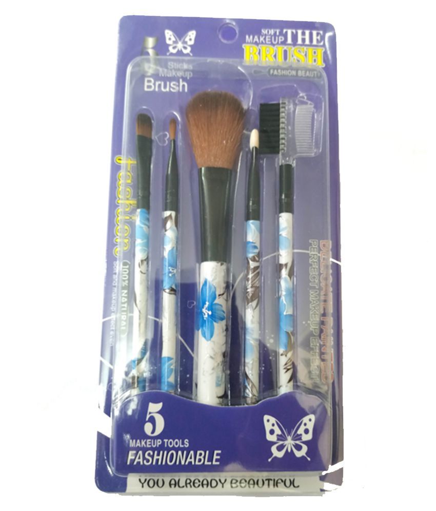 BELLA HARARO Makeup Brush Set of 5 Foundation (multicolour) Synthetic