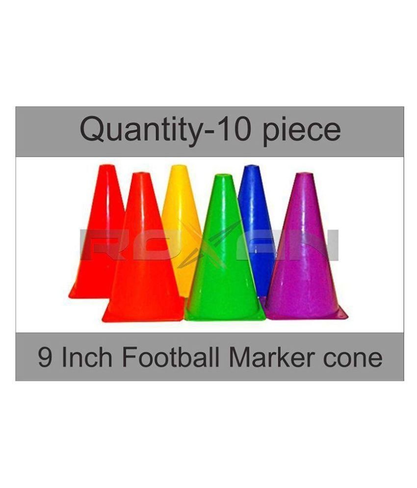 Roxan Football marker cone for boundary pack of 10 piece track and
