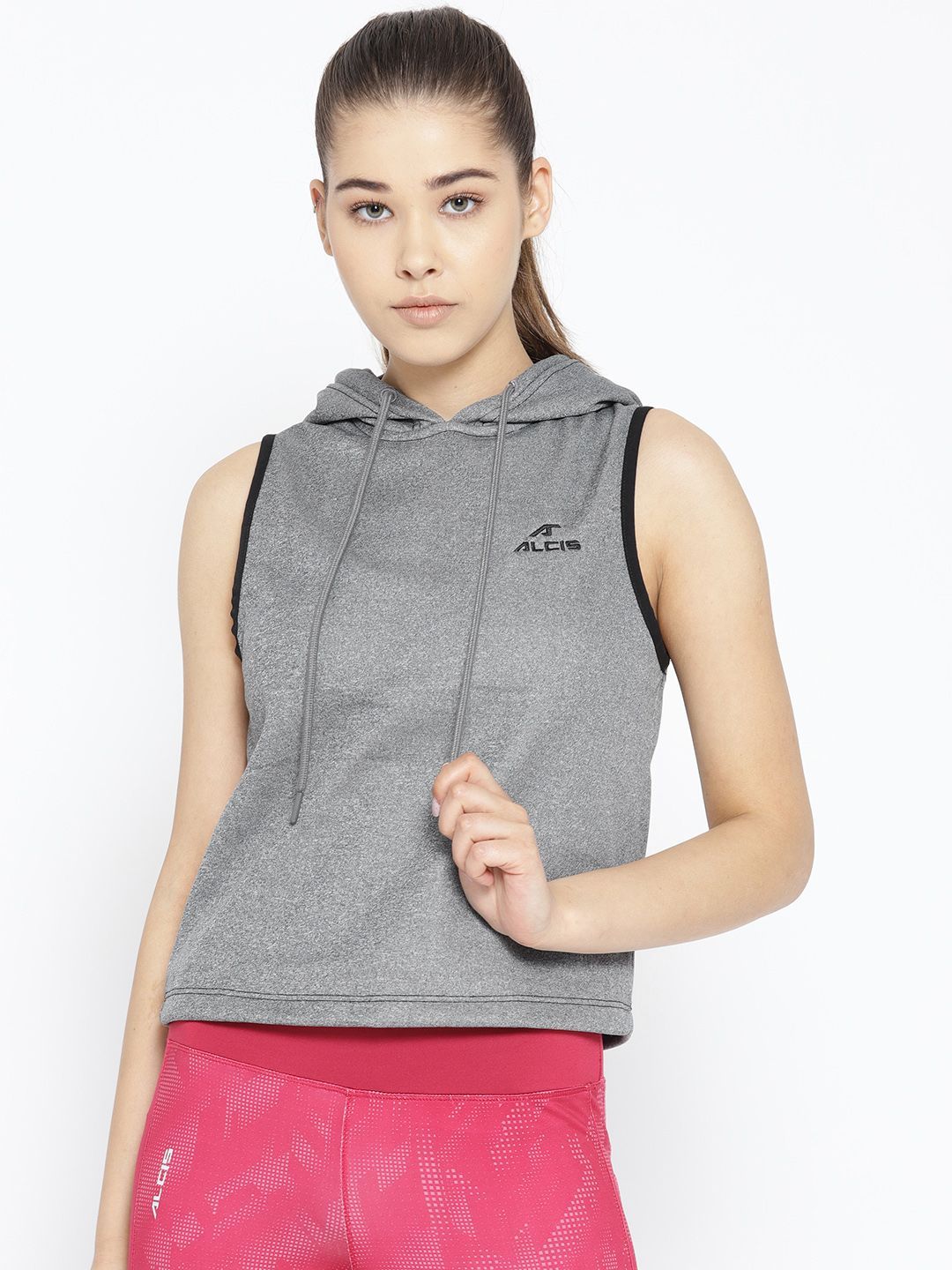     			Alcis - Grey Polyester Women's Sweatshirt