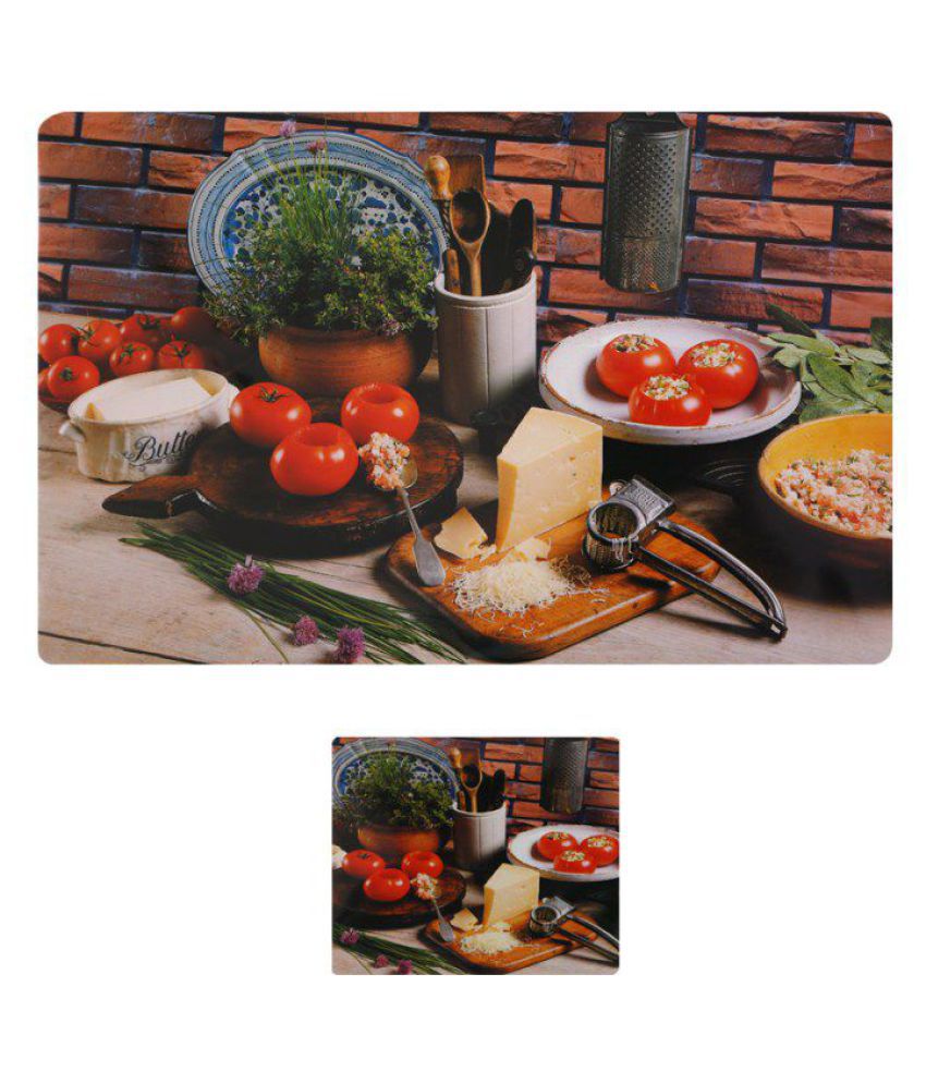     			HOMETALES Set of 12 PVC Table Mats & Coasters