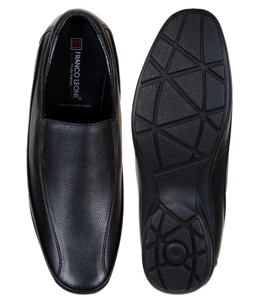 franco leone black shoes