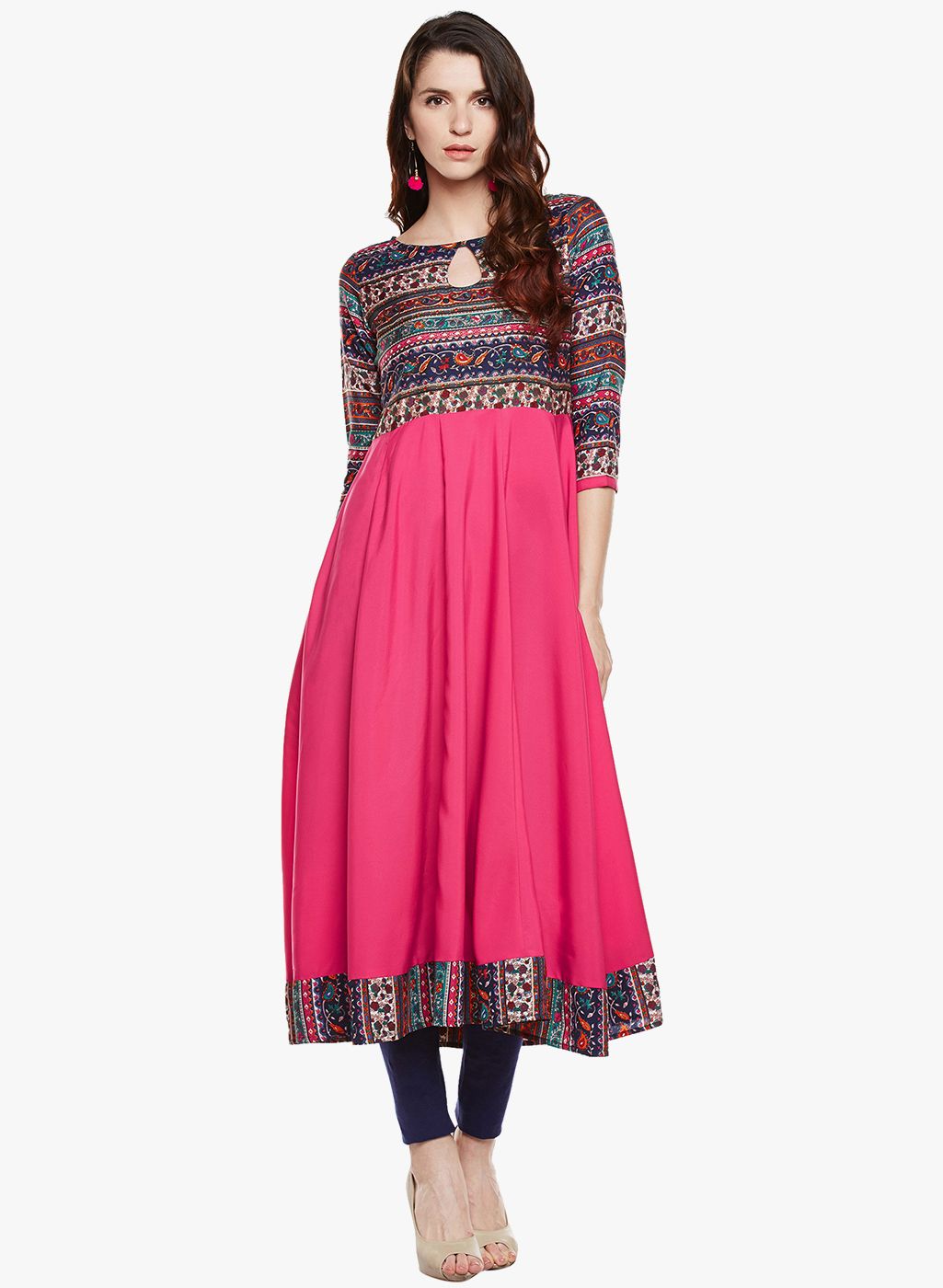 Snapdeal crepe kurtis deals