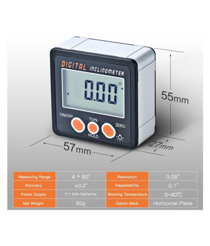 Digital Inclinometer Electronic Protractor Bevel Box Digital Levels