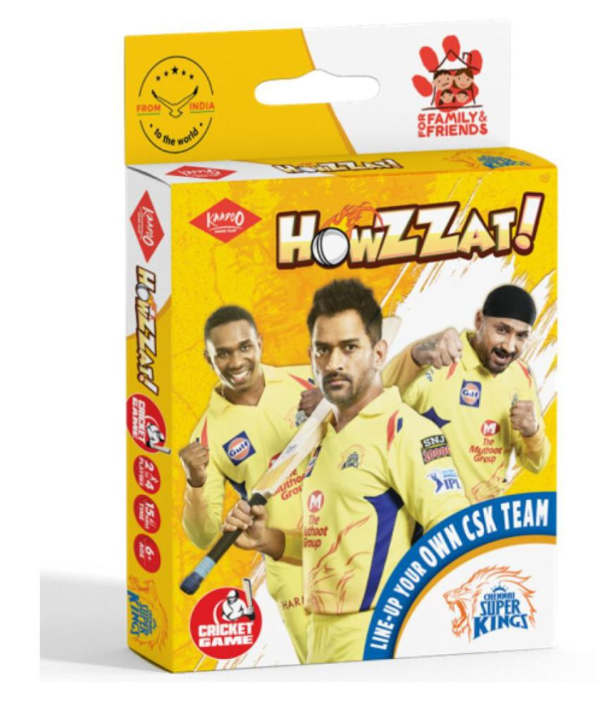 Howzzaat!CSK Cricket card game Buy Howzzaat!CSK Cricket card game