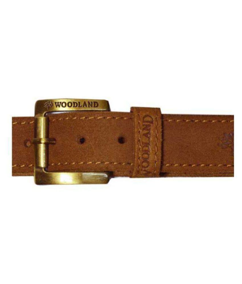 WOODLAND BELT LEATHER Brown Leather 