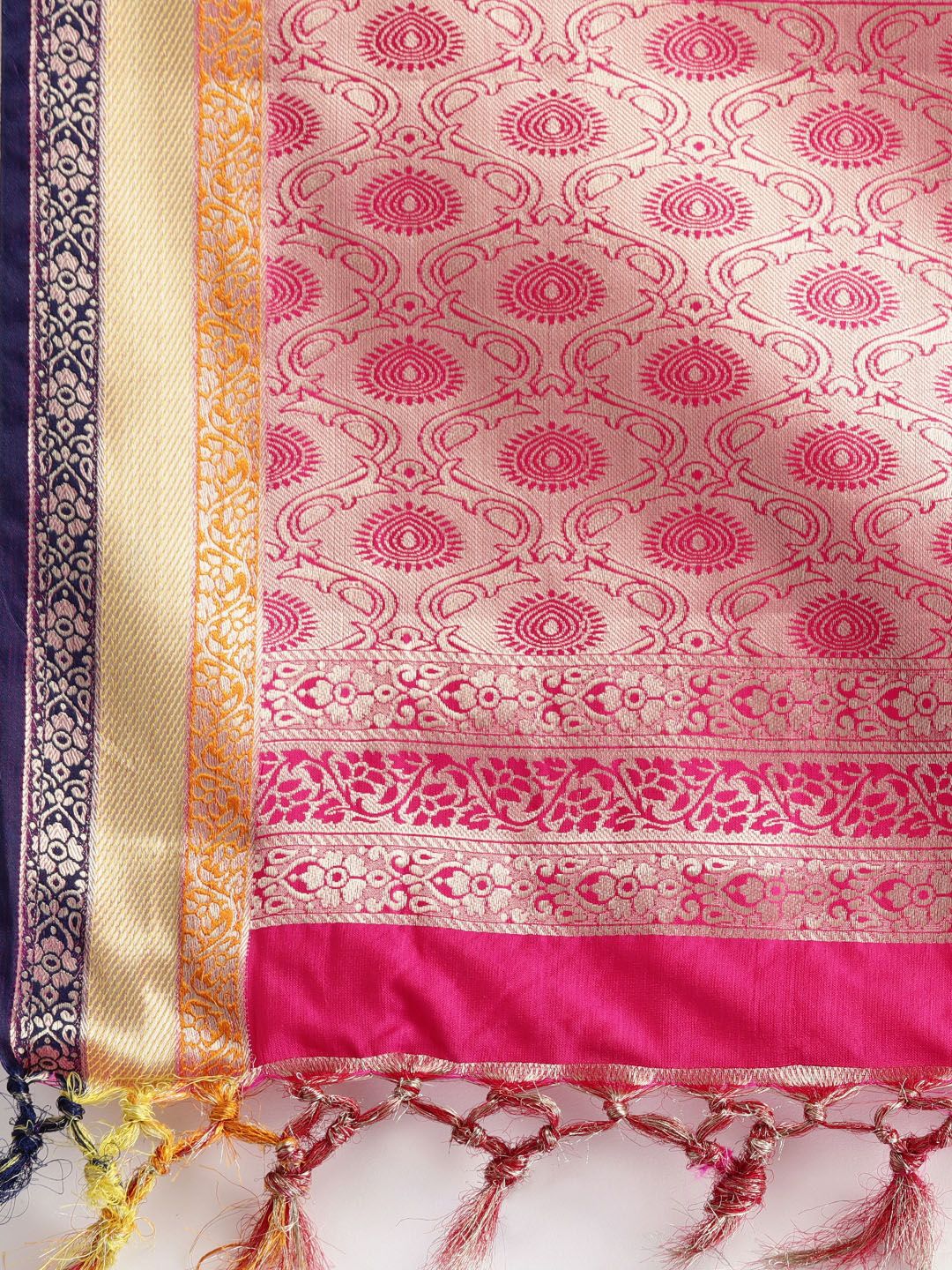 Varkala Silk Sarees Pink Katan Silk Saree - Buy Varkala Silk Sarees ...