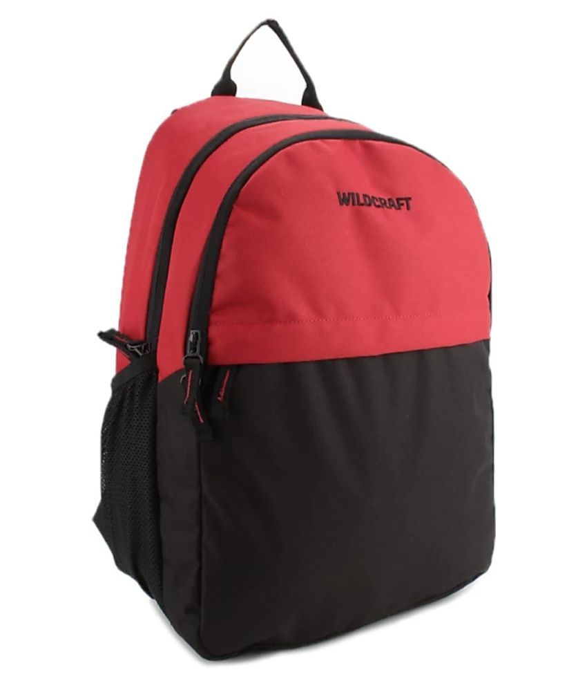 wildcraft bags red and black