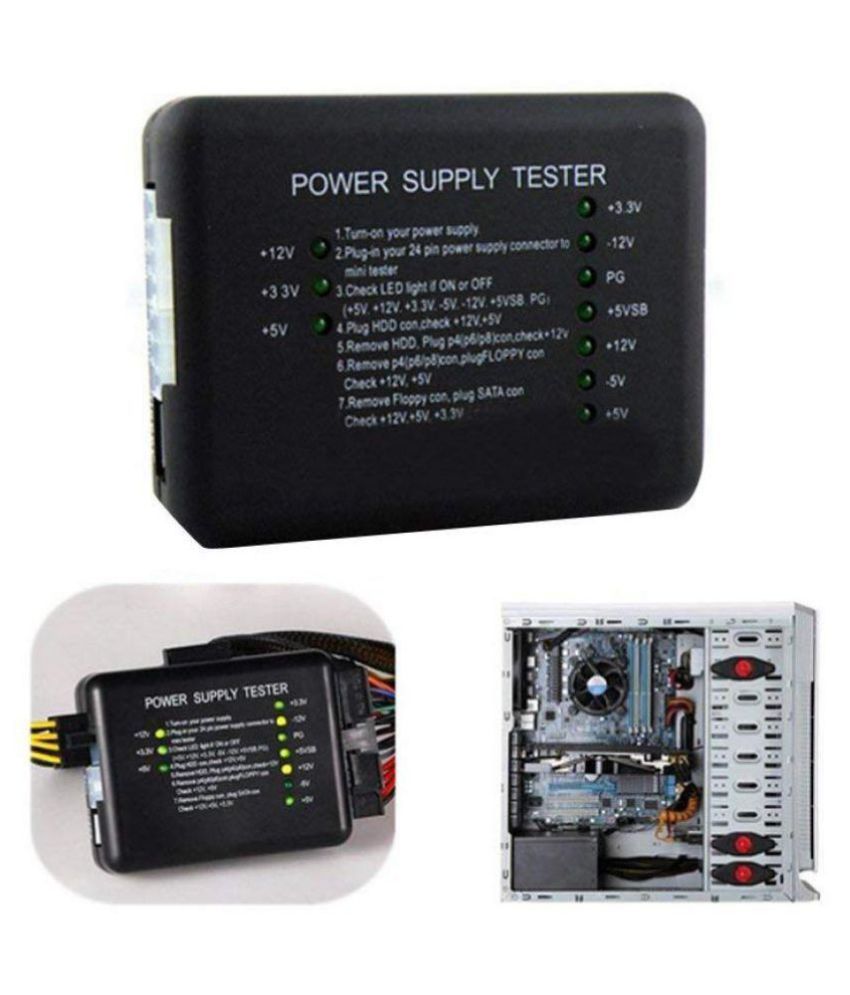 Ever Forever Power Supply Tester 20/24 Pin PSU ATX SATA HDD SMPS TESTER