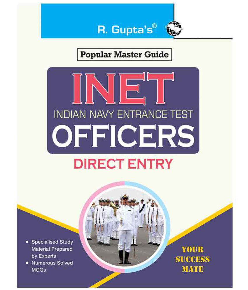     			INET: Indian Navy Entrance Test Officers (Direct Entry) Guide