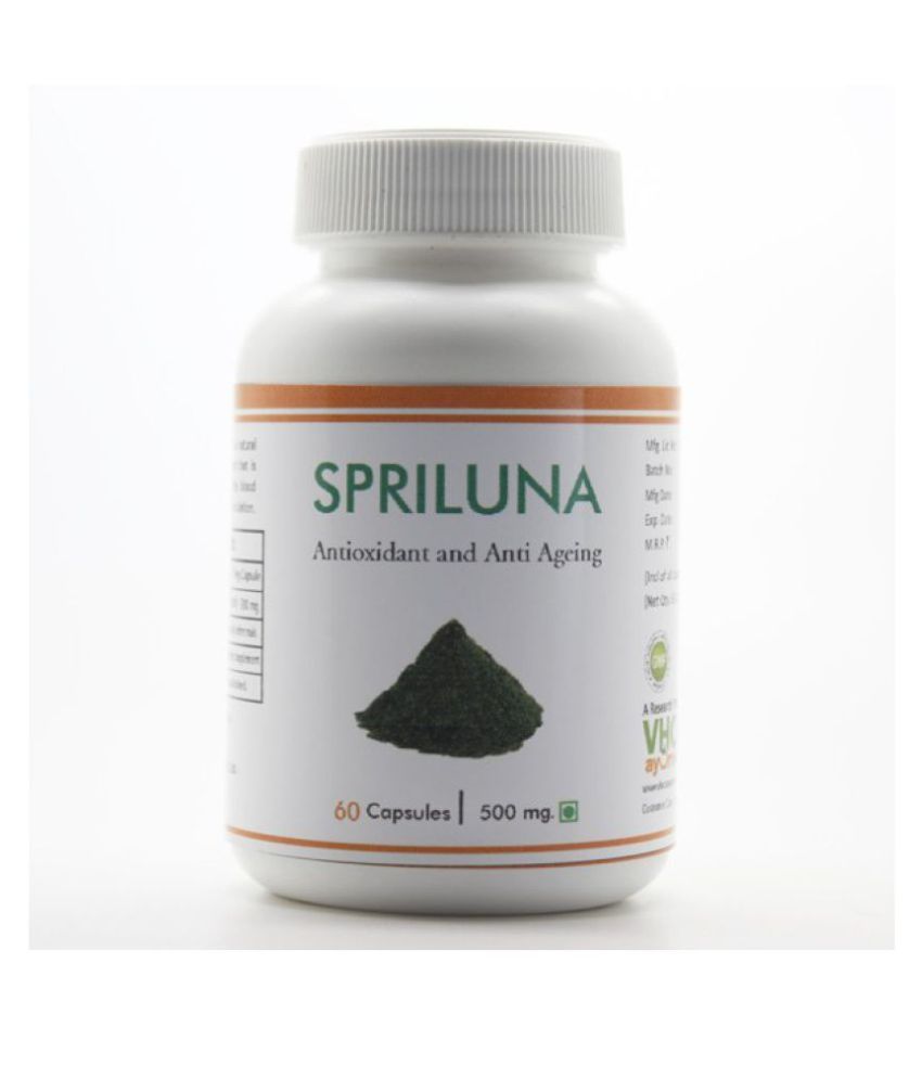 VHCA AYURVEDA SPRILUNA CAPSULES Capsule 60 gm Buy VHCA AYURVEDA