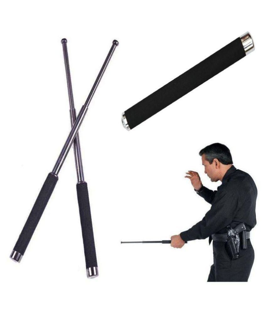 Tactical Telescopic. Baton Stainless Steel Self Defence  Security Folding Stick