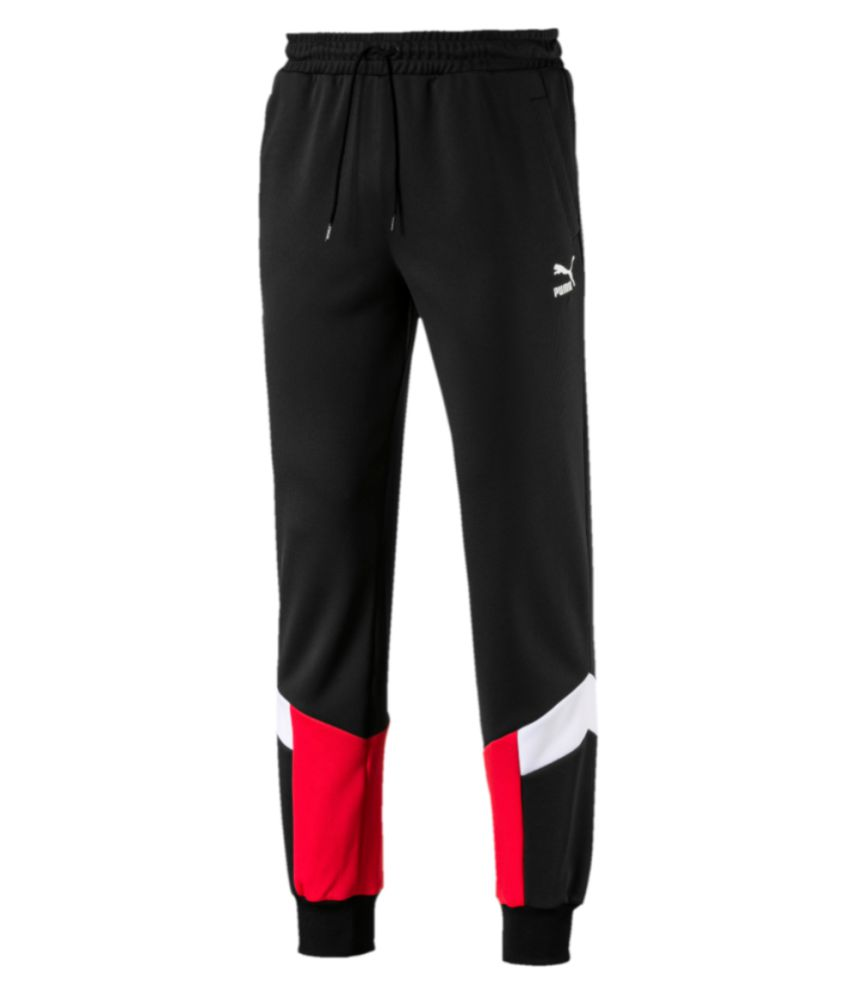 black puma joggers junior