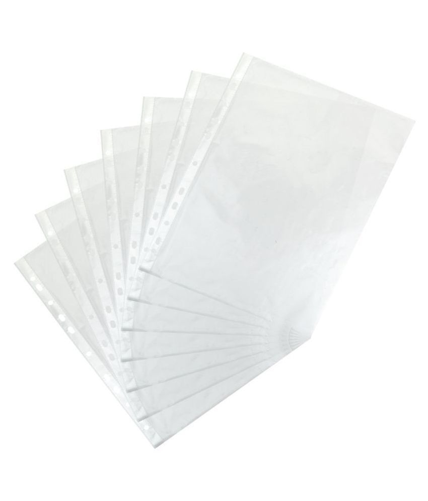 AmazingHind Premium Quality A4 Transparent Sheet Protector Folder Leafs ...