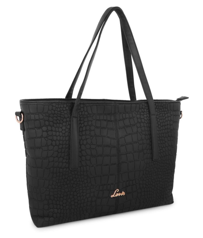 Lavie Black P.U. Shoulder Bag - Buy Lavie Black P.U. Shoulder Bag Online at Best Prices in India 