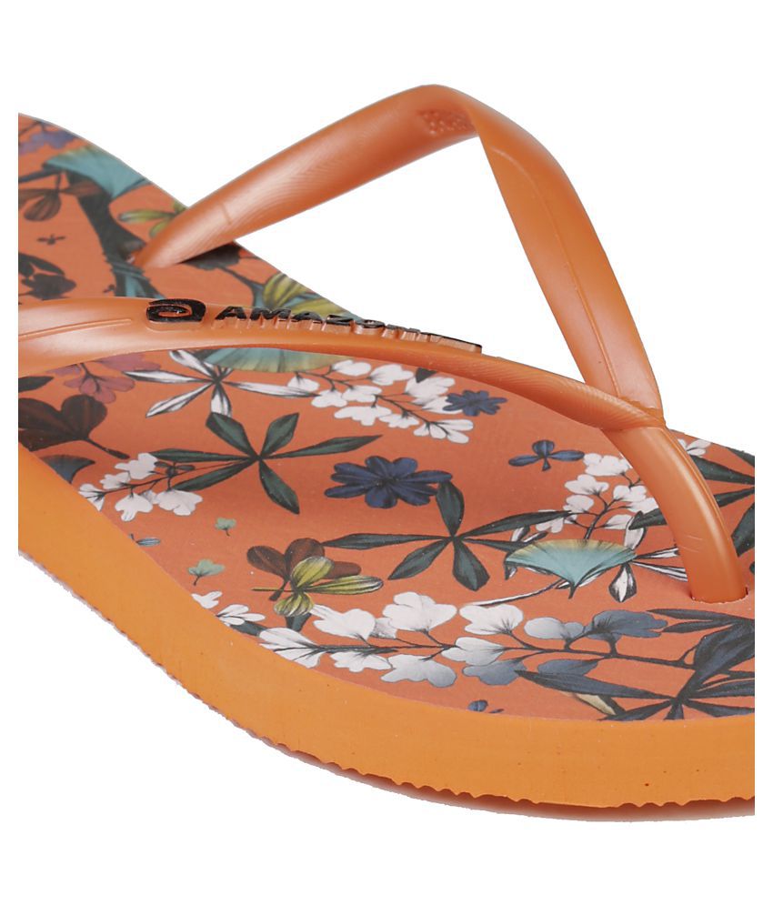 AMAZONAS Orange Slippers Price in India- Buy AMAZONAS Orange Slippers ...