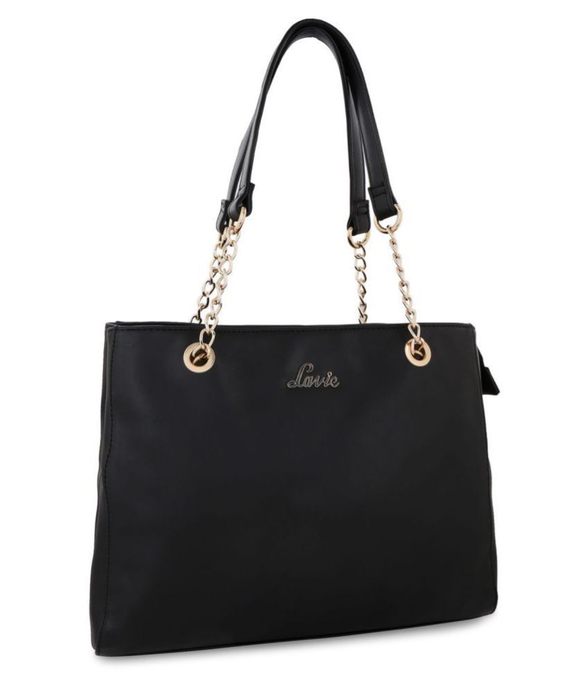 Lavie Black P.U. Shoulder Bag - Buy Lavie Black P.U. Shoulder Bag Online at Best Prices in India 