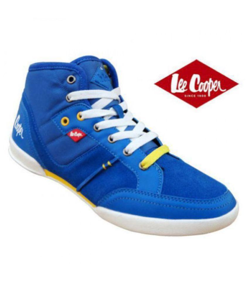Lee Cooper Sneakers Blue Casual Shoes 