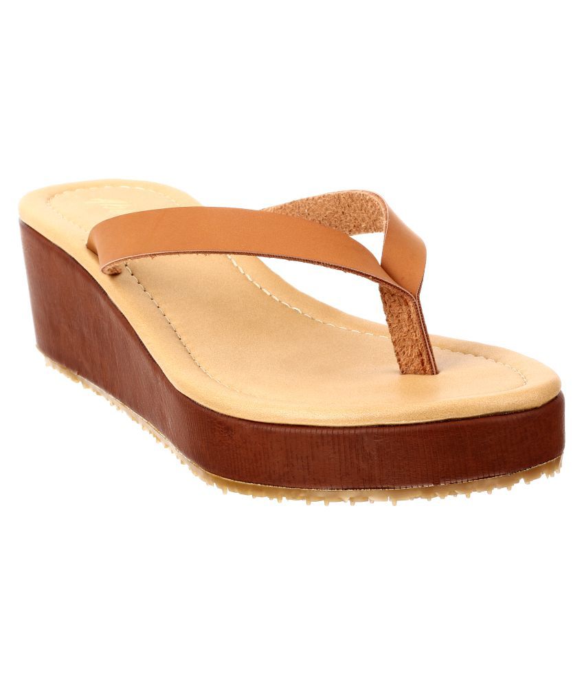 Aber & Q Tan Wedges Heels Price in India- Buy Aber & Q Tan Wedges Heels Online at Snapdeal