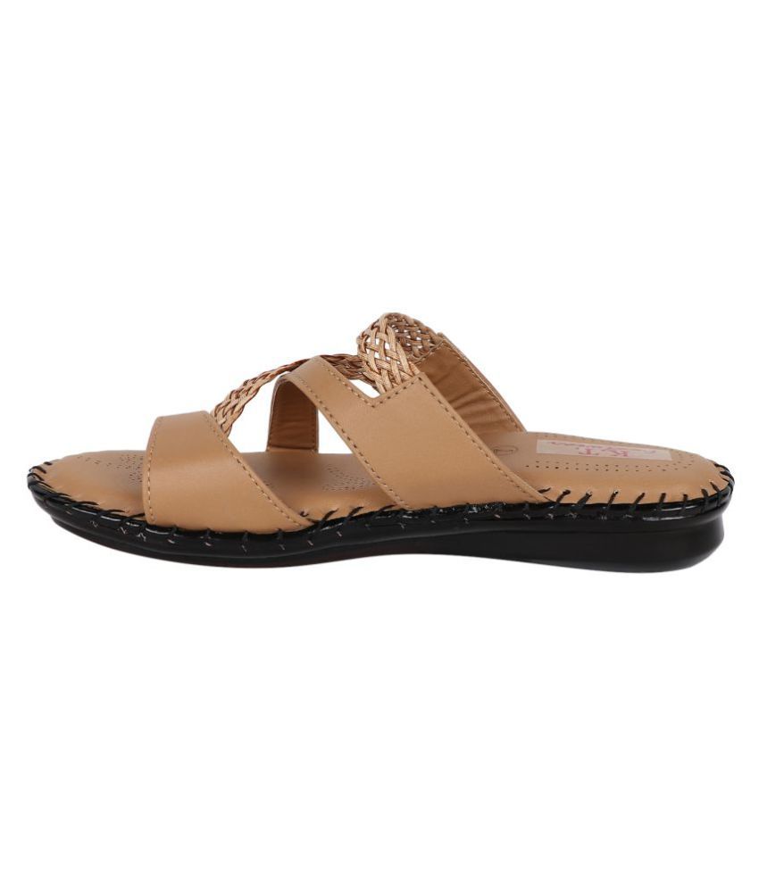 beige flats with black tips