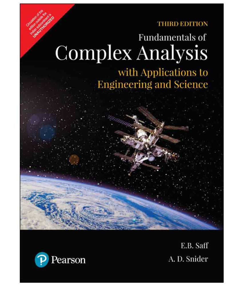 Fundamentals of Complex Analysis Applications to Engineering and