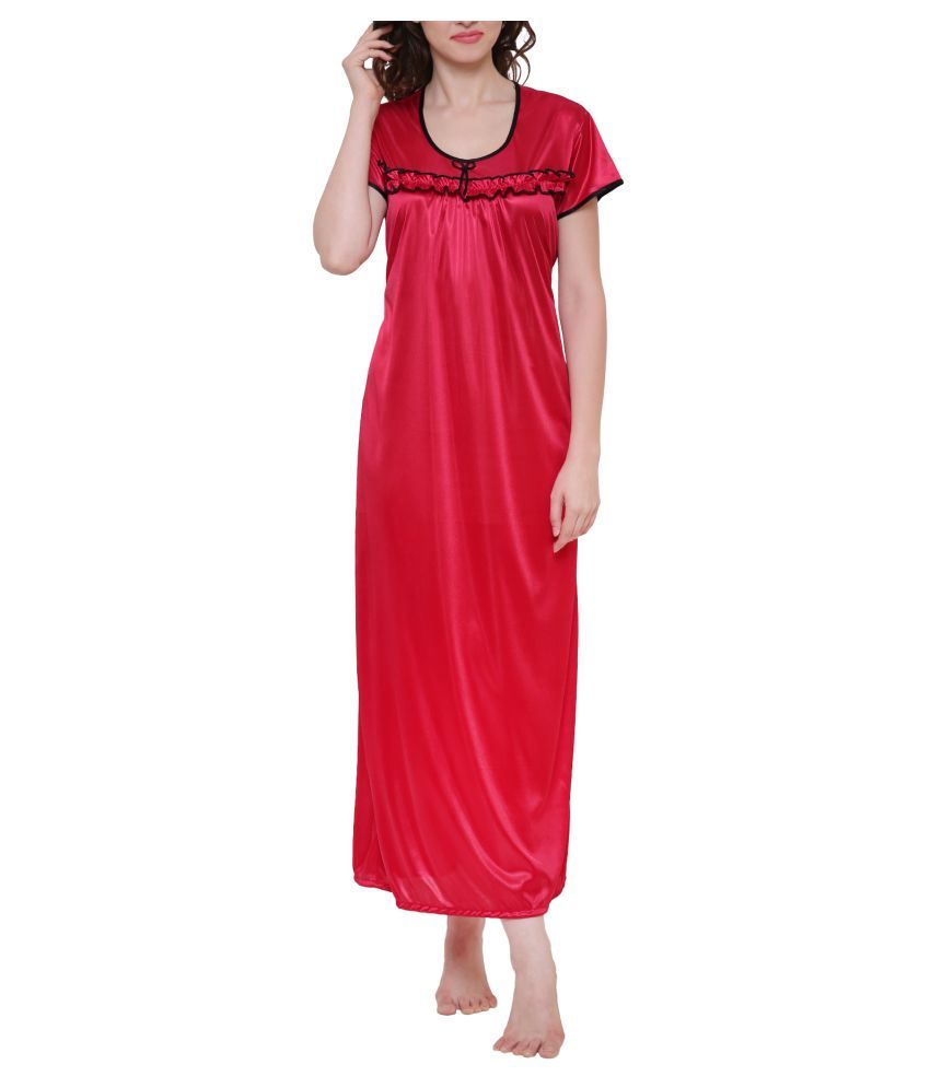 klamotten women's satin nighty