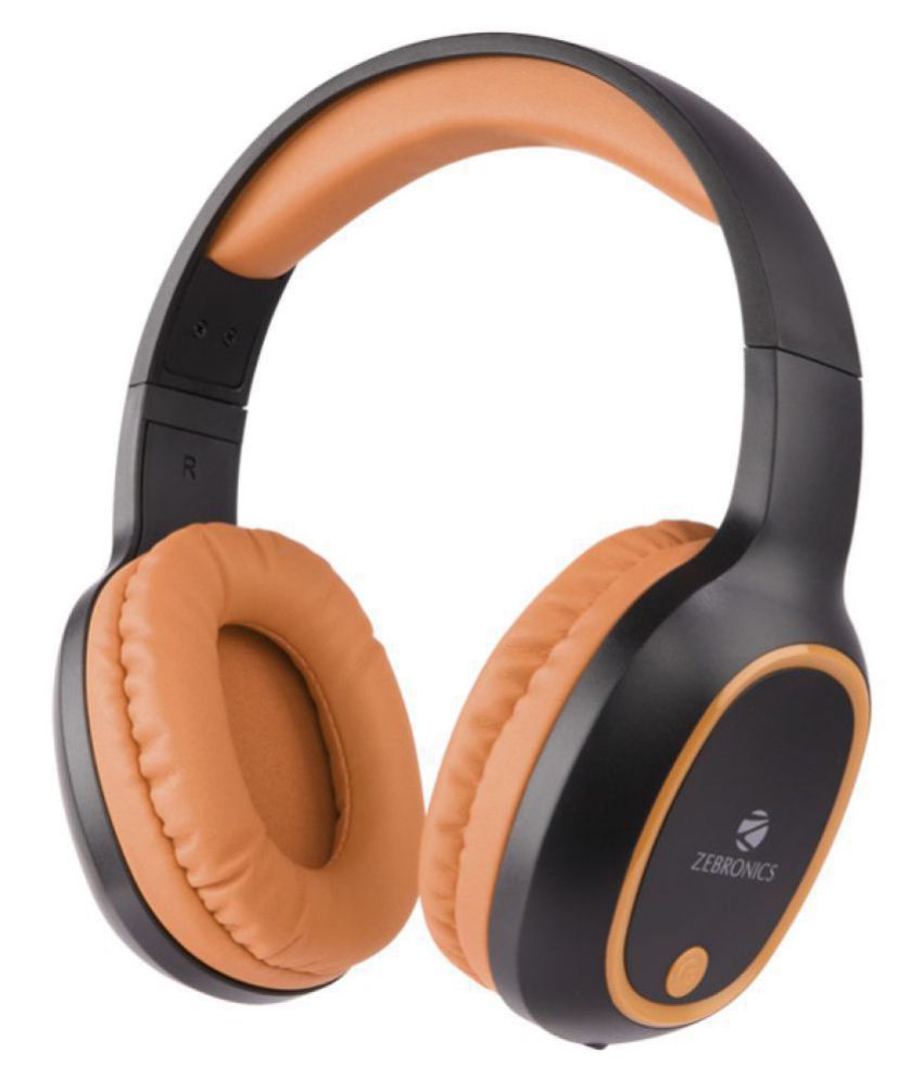 Zebronics Bluetooth Headphone Thunder Over Ear Wired With Mic Headphones/Earphones