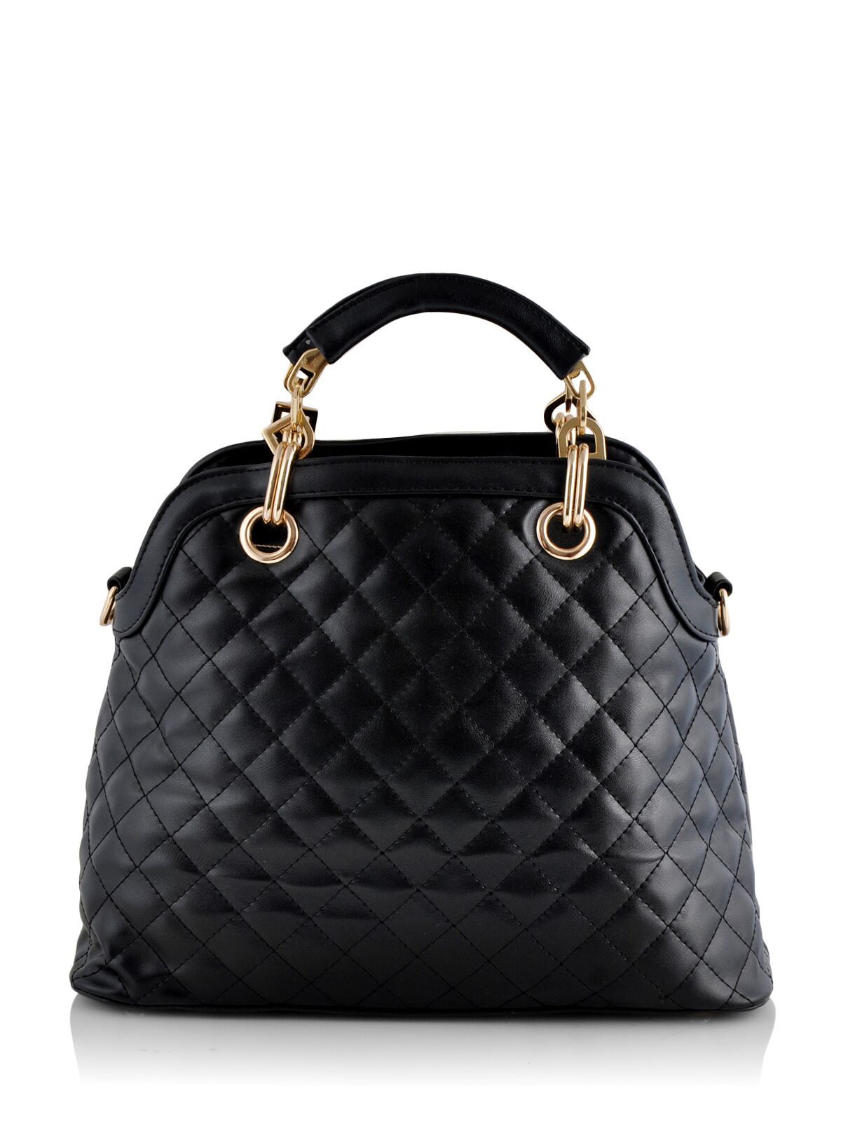 Mark & Keith Black Faux Leather Handheld handbags combo Buy Mark