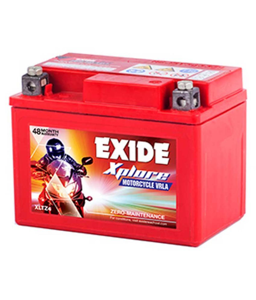 glamour exide battery price