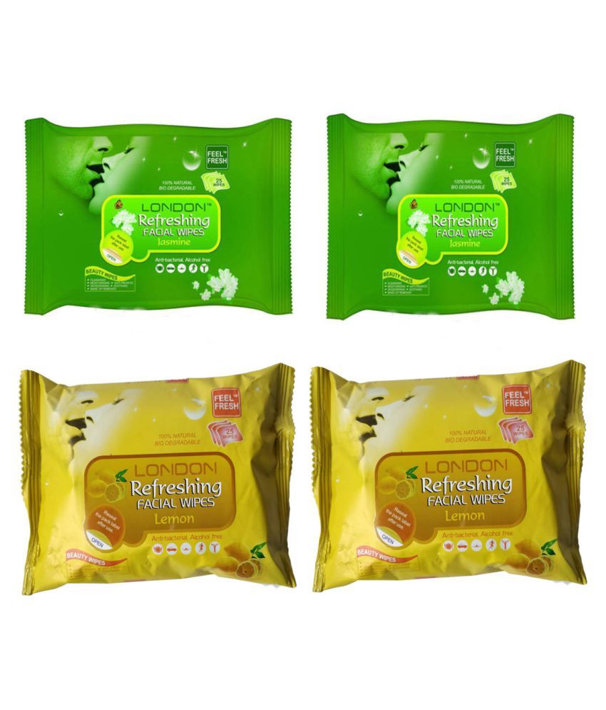 BELLA HARARO London Refreshing Facial Wipes,Tissue Wet Wipes ( 100 Pcs
