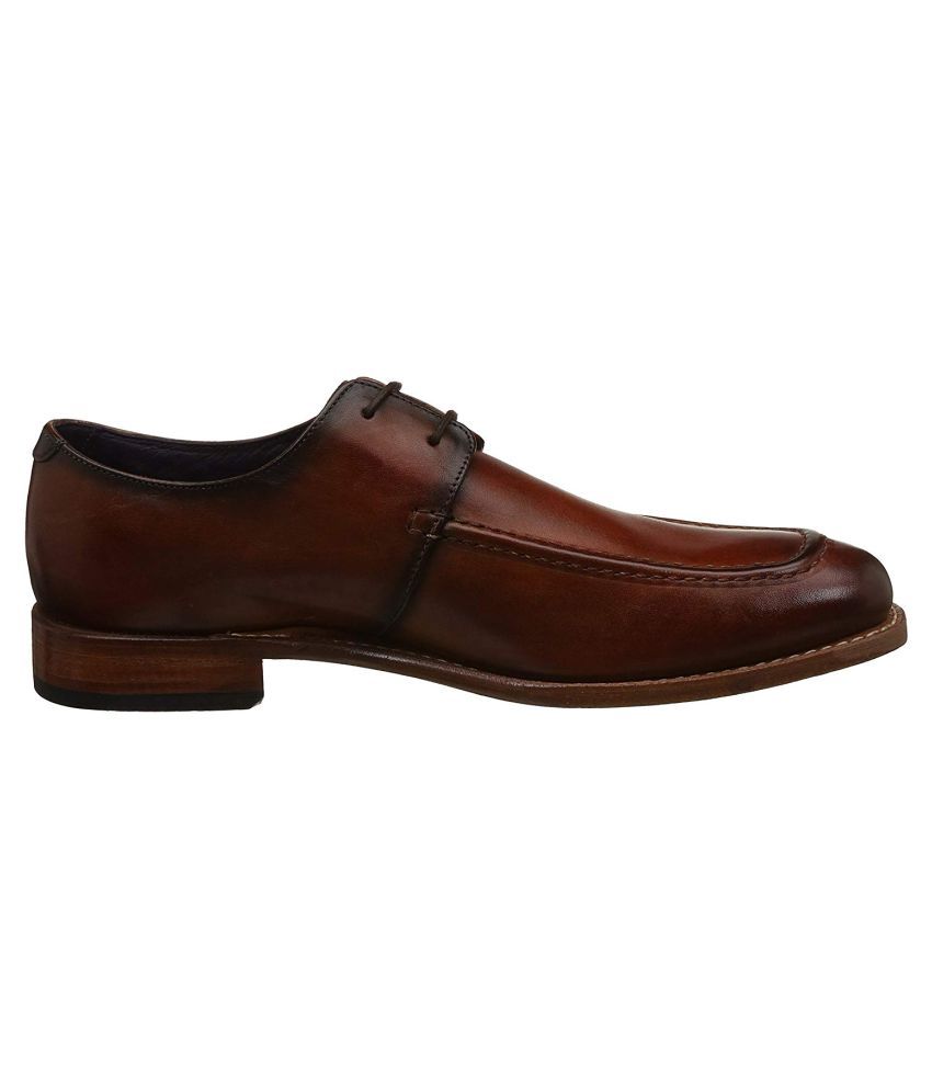 louis philippe tan formal shoes