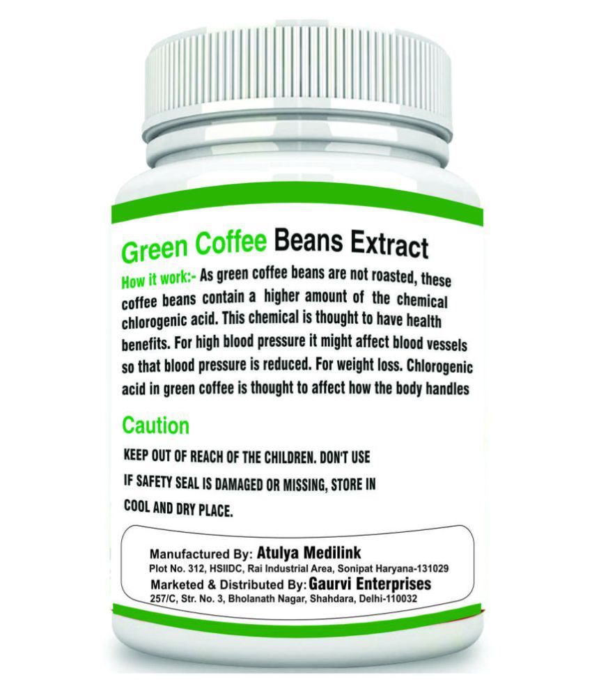 mycure Premium Green Coffee Extract For Weight Loss 800 mg Unflavoured