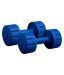 SGR Blue PVC Dumbells 2kg*2pcs