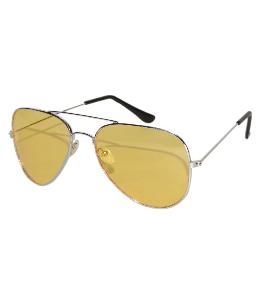     			Peter Jones - Yellow Pilot Sunglasses ( AV400Y )