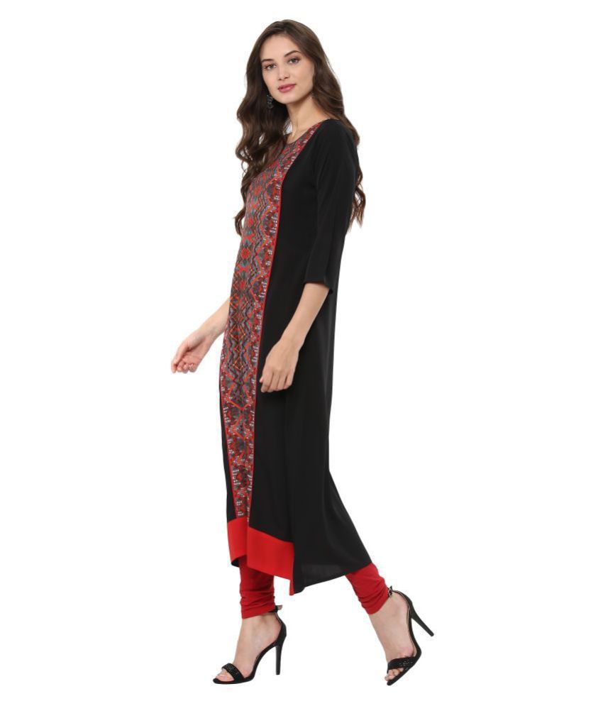 janasya black kurti