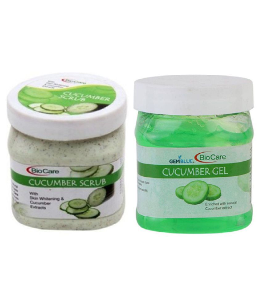 Biocare Cucumber Gel+ Facial Scrub 500 gm: Buy Biocare Cucumber Gel+ ...
