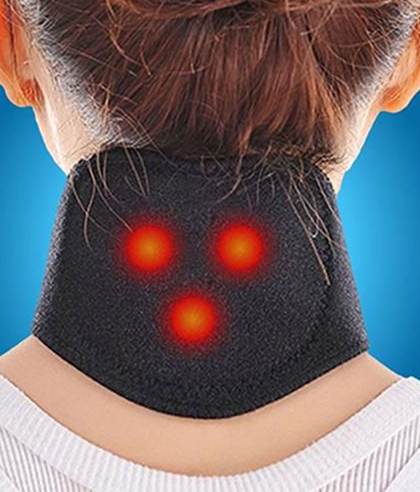 Tourmaline Magnetic Therapy Neck Massager Cervical Vertebra Protection ...