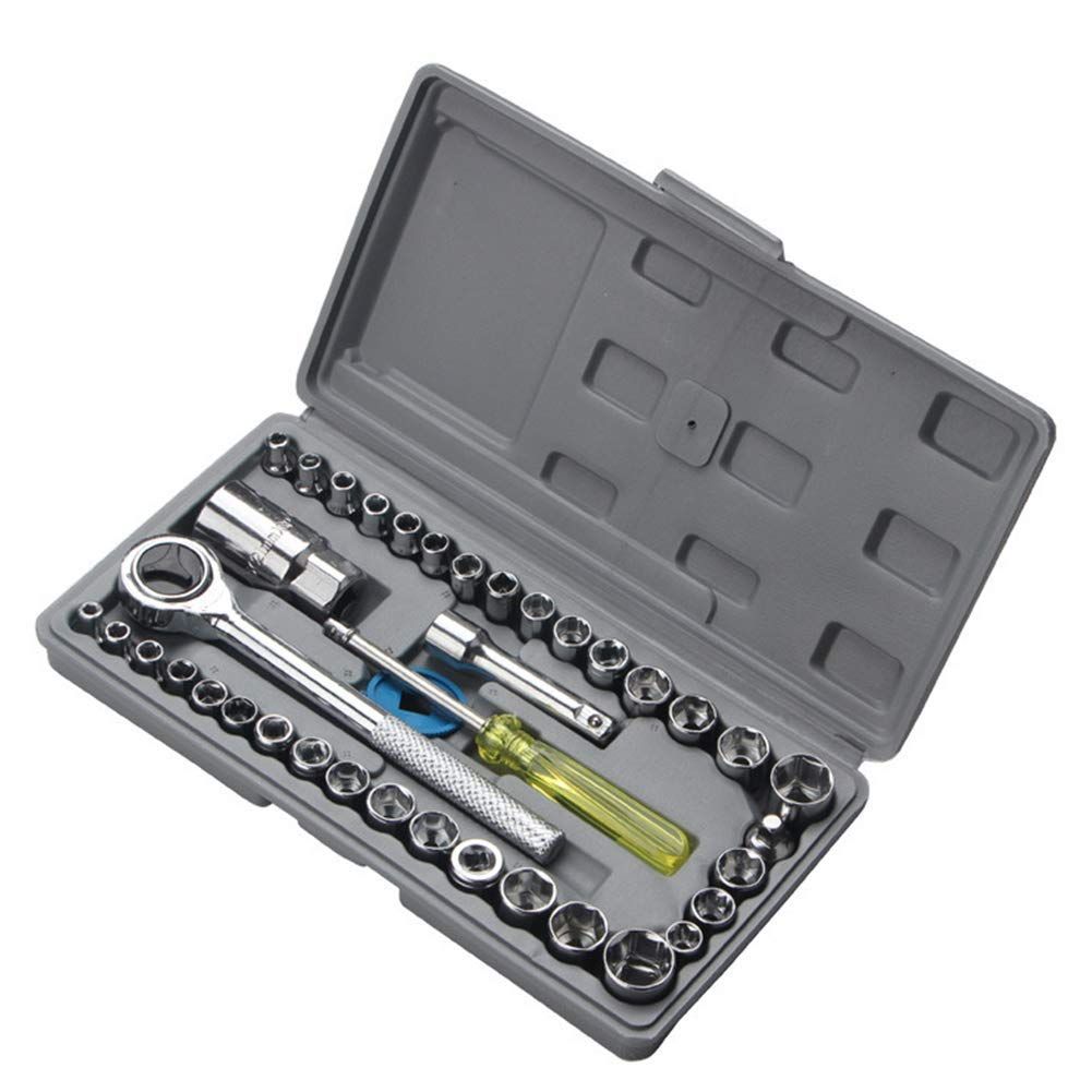 Aiwa 40 Pcs Tool Kit (Including Box) Combination Socket Wrench Set Buy