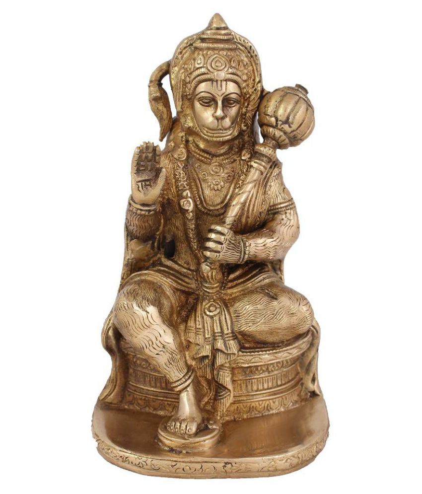 Arihant Craft Hanuman Brass Idol: Buy Arihant Craft Hanuman Brass Idol ...