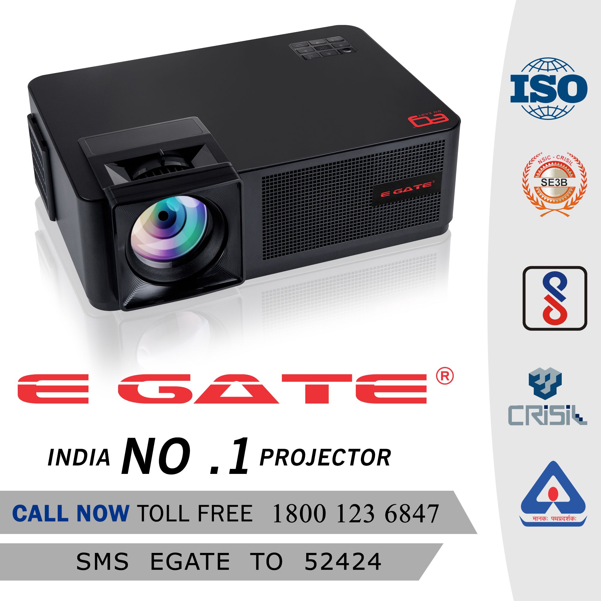Buy Egate P9 LED Projector 1920x1080 Pixels (HD) Online at Best Price