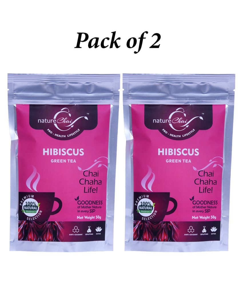     			nature Chai Hibiscus Tea Loose Leaf 50 gm Pack of 2