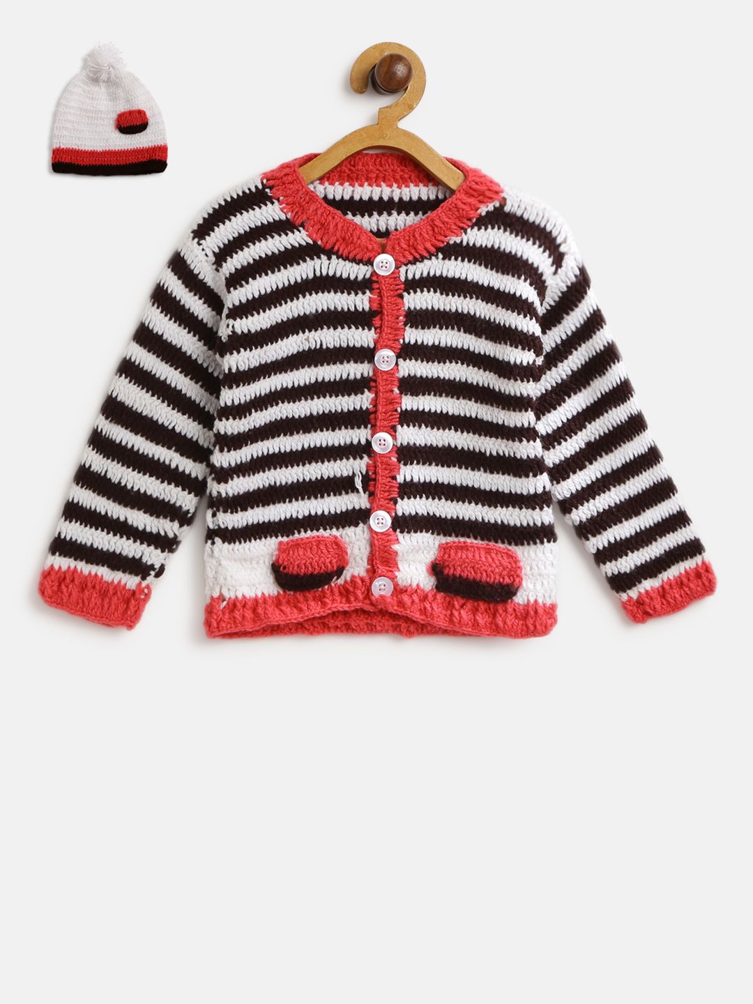 CHUTPUT Baby Boys amp; Baby Girls Casual Sweater Cap Multicolor
