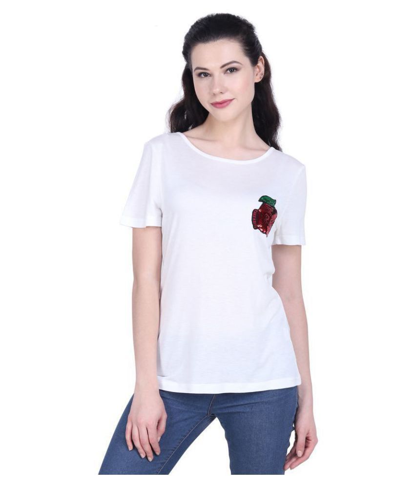 viscose white shirt