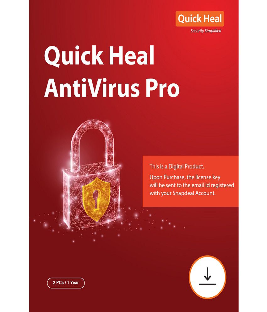     			Quick Heal Antivirus Pro Latest Version ( 2 PC / 1 Year ) - Activation Code-Email Delivery