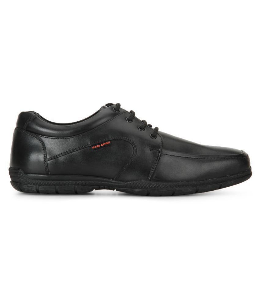 red chief shoes black leather