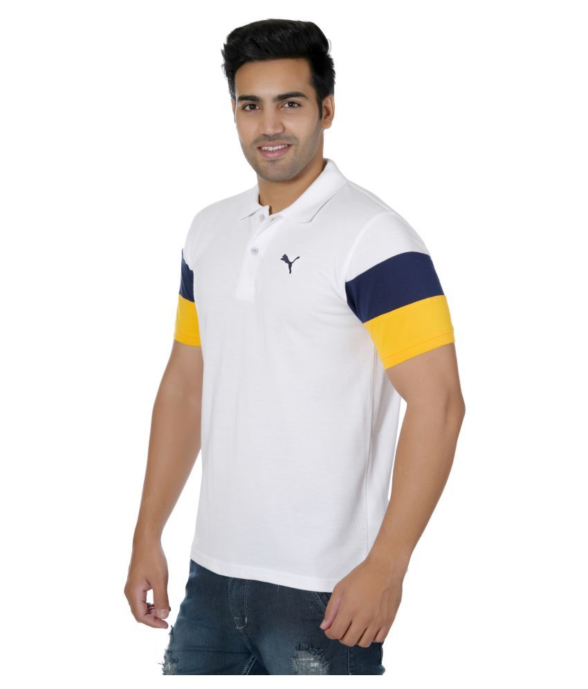 Puma white t shirt price clearance