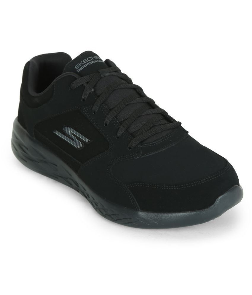 skechers black running shoes