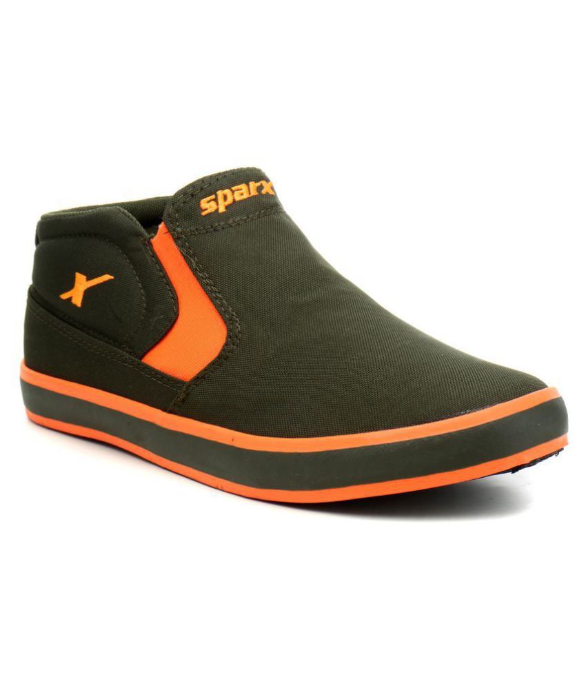 sparx men's mesh loafers