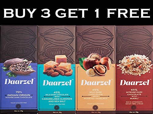 Daarzel Vegan Gluten Free Dark Chocolate 200 G Pack Of 4 Buy Daarzel Vegan Gluten Free Dark Chocolate 200 G Pack Of 4 At Best Prices In India Snapdeal Gluten is a protein that triggers intestinal problems in people with celiac disease or gluten sensitivity.