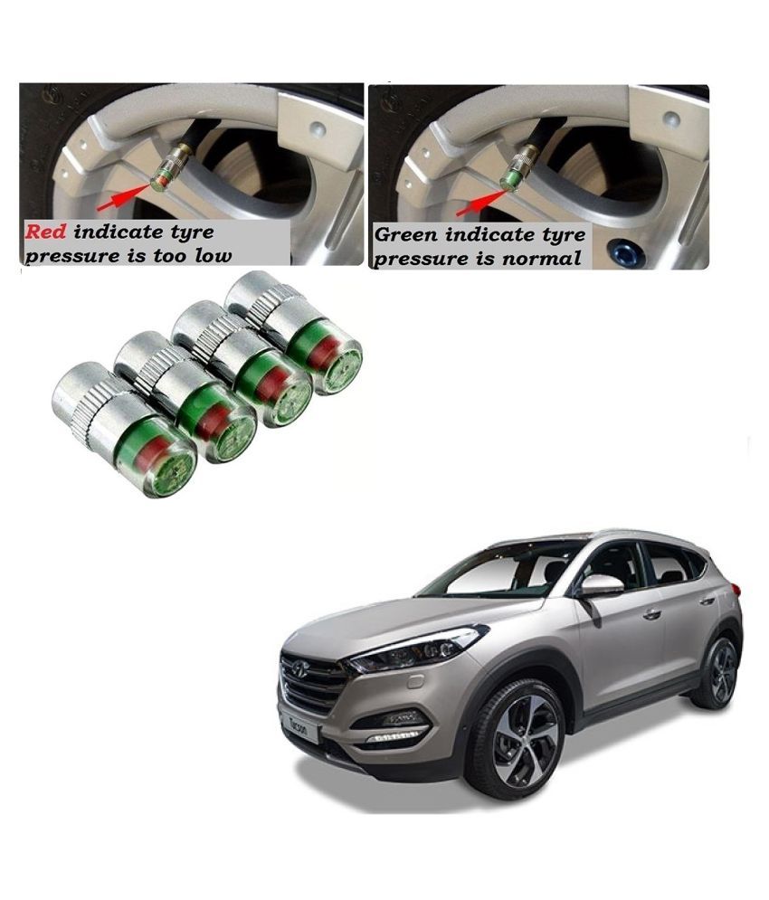 Auto Addict Car Tire Pressure Air Alert Iron Tyre Valve Caps Set Of 4 Pcs For Hyundai Tucson Buy Auto Addict Car Tire Pressure Air Alert Iron Tyre Valve Caps Set Of